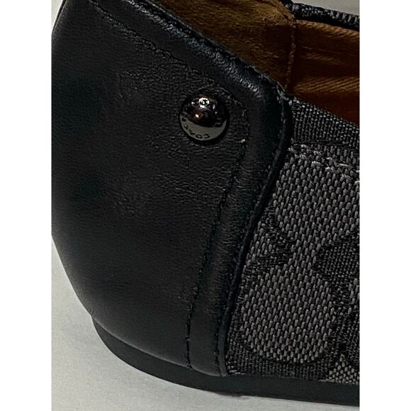 COACH Chelsea Outline Signature Black Smoke Ballet Flats EUR 39 US 8.5 / 10.25" - Picture 6 of 10